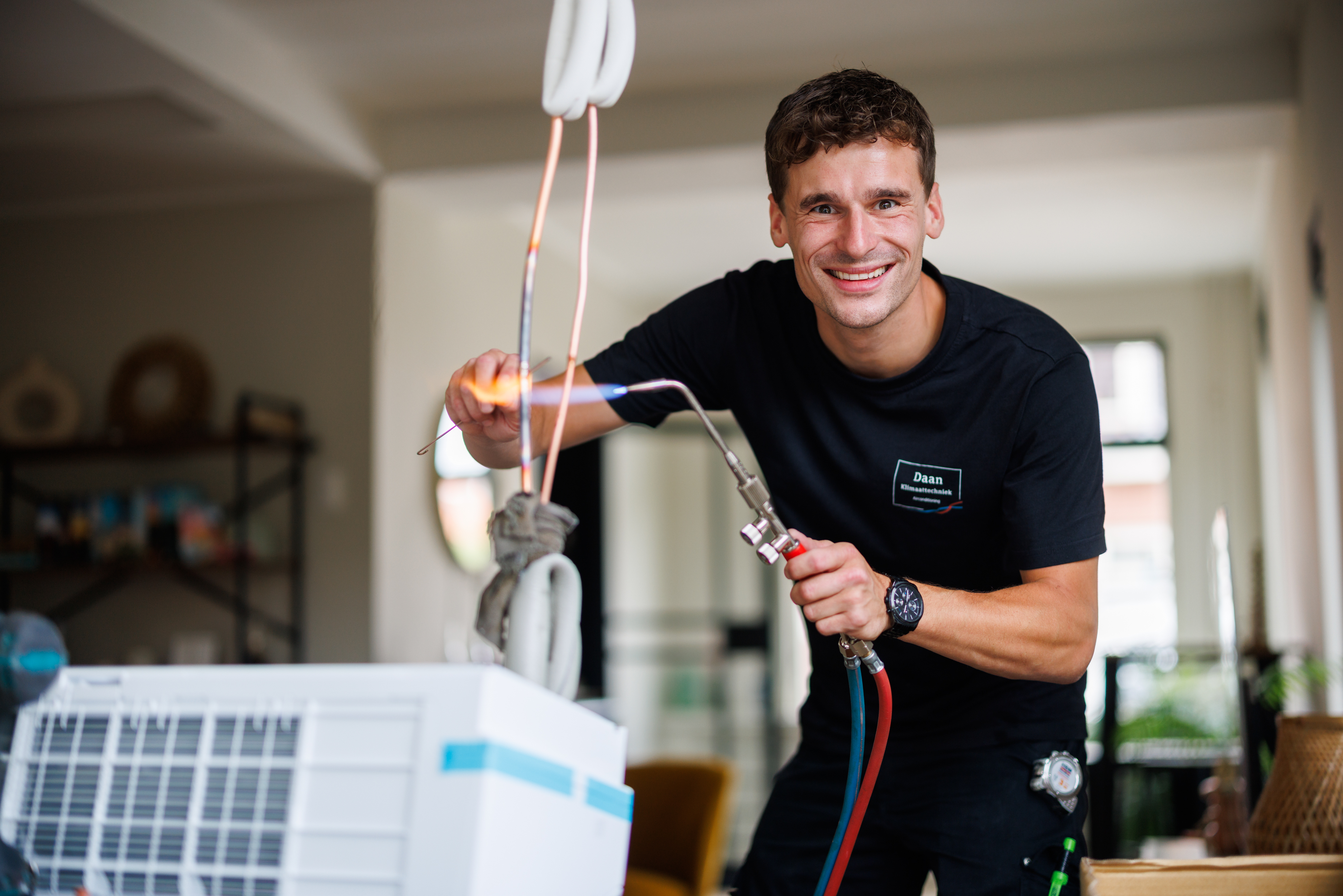 Daan Klimaattechniek aan het werk